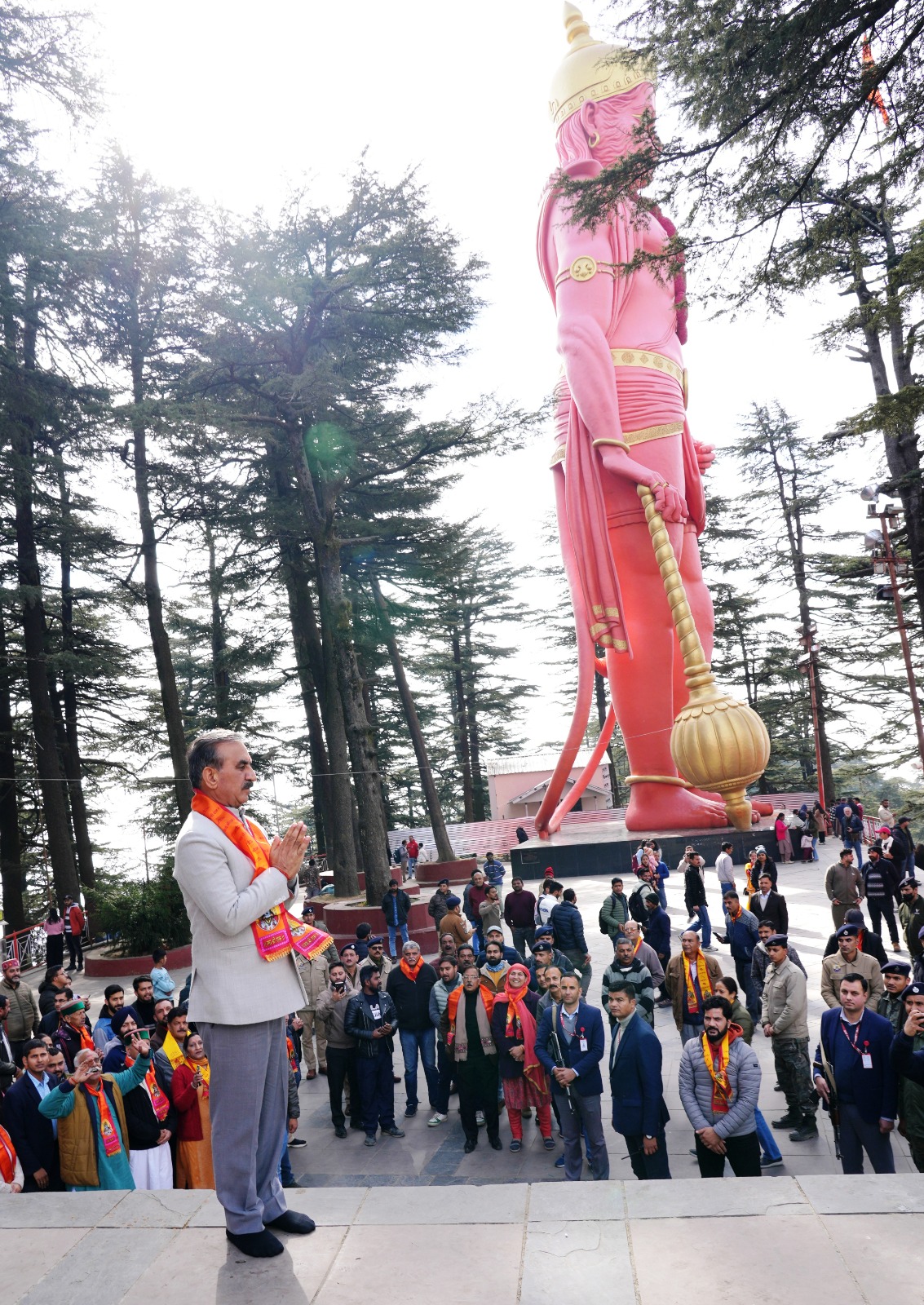 राम के बिना हनुमान जी अधूरे हैं जाखू में लगेगी राम की मूर्ति :मुख्यमंत्री सुखविंदर सिंह सुक्खू